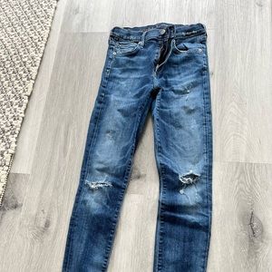 Citizens of Humanity - Rocket High Rise Skinny - Blue Distressed